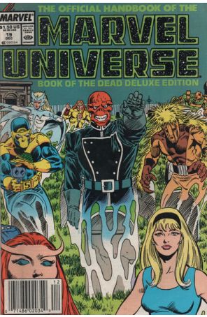 Official Handbook of the Marvel Universe (Vol. 2) 19 (Newsstand) published by Marvel with cover art by Keith Pollard