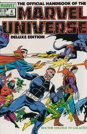 Official Handbook of the Marvel Universe (Vol. 2) 4 published by Marvel with cover art by John Byrne
