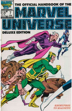 Official Handbook of the Marvel Universe (Vol. 2) 7 published by Marvel with cover art by John Byrne