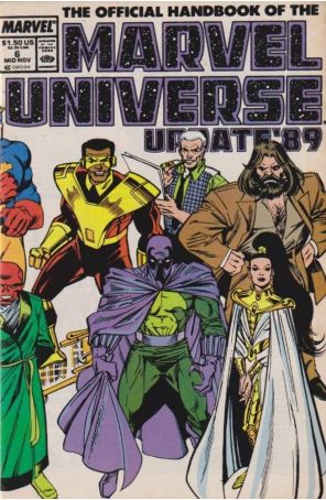 Official Handbook of the Marvel Universe (Vol. 3) 6 (Newsstand) published by Marvel with cover art by Ron Frenz
