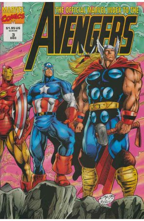 Official Marvel Index to Avengers (Vol. 2) 3 published by Marvel with cover art by Darick Robertson