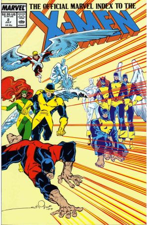 Official Marvel Index to the X-Men 2 published by Marvel with cover art by Walt Simonson
