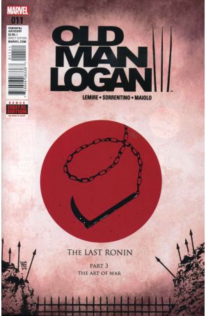 Old Man Logan (2nd Series) 11 published by Marvel with cover art by Andrea Sorrentino