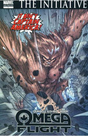 Omega Flight 1 (2nd) published by Marvel with cover art by Scott Kolins