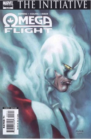 Omega Flight 3 published by Marvel with cover art by Scott Kolins