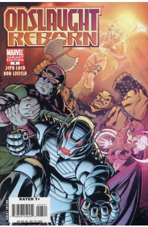 Onslaught Reborn 3A published by Marvel with cover art by Ed McGuinness