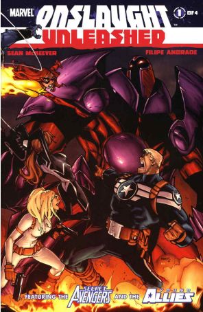 Onslaught Unleashed 1 published by Marvel with cover art by Humberto Ramos