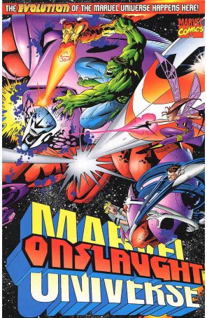 Onslaught: Marvel 1 published by Marvel with cover art by Adam Kubert