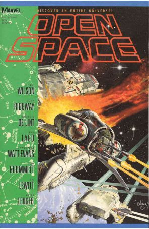 Open Space 2 published by Marvel with cover art by Peter Ledger