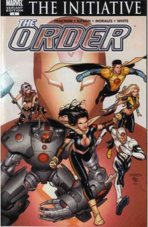 Order (2nd Series) 1A published by Marvel with cover art by Steve McNiven