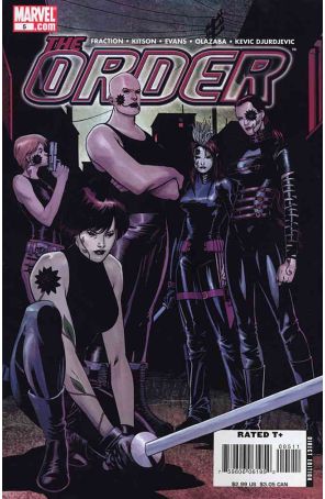 Order (2nd Series) 5 published by Marvel with cover art by Barry Kitson