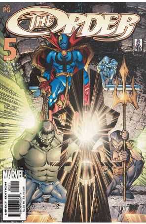 The Order 5 published by Marvel with cover art by Carlos Pacheco