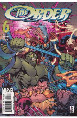 The Order 6 published by Marvel with cover art by Carlos Pacheco
