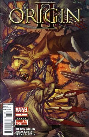 Origin II 4 published by Marvel with cover art by Adam Kubert