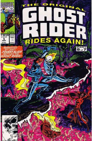 The Original Ghost Rider Rides Again 5 published by Marvel with cover art by Bob Budiansky