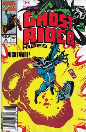 The Original Ghost Rider Rides Again 6 (Newsstand) published by Marvel with cover art by Bob Budiansky