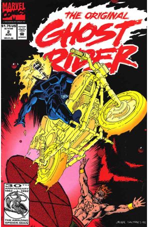 The Original Ghost Rider 2 published by Marvel with cover art by Javier Saltares