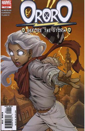 Ororo: Before the Storm 1 published by Marvel with cover art by Mark Brooks