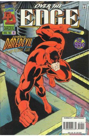 Over the Edge 10 published by Marvel with cover art by Stephen Jones