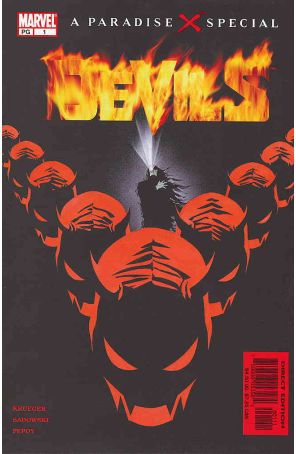 Paradise X: Devils 1 published by Marvel with cover art by Alex Ross