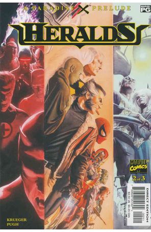 Paradise X: Heralds 2 published by Marvel with cover art by Alex Ross