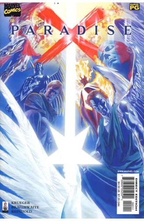 Paradise X 0 published by Marvel with cover art by Alex Ross