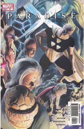 Paradise X 11 published by Marvel with cover art by Alex Ross
