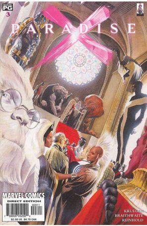 Paradise X 3 published by Marvel with cover art by Alex Ross
