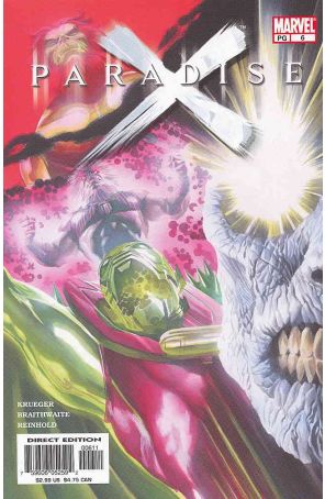 Paradise X 6 published by Marvel with cover art by Alex Ross