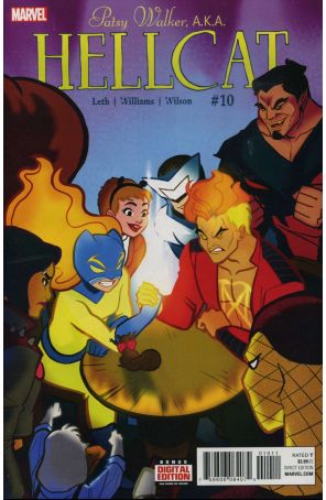 Patsy Walker, A.K.A. Hellcat! 10 published by Marvel with cover art by Brittney Williams
