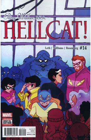 Patsy Walker, A.K.A. Hellcat! 14 published by Marvel with cover art by Brittney Williams