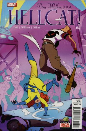 Patsy Walker, A.K.A. Hellcat! 4 published by Marvel with cover art by Brittney Williams