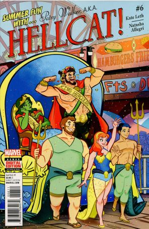 Patsy Walker, A.K.A. Hellcat! 6 published by Marvel with cover art by Brittney Williams