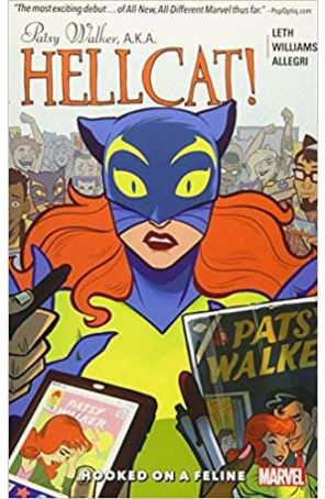 Patsy Walker, A.K.A. Hellcat! TPB 1 published by Marvel with cover art by Brittney Williams