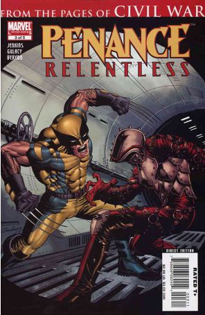 Penance: Relentless 3 published by Marvel with cover art by Paul Gulacy