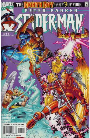 Peter Parker: Spider-Man 11 published by Marvel with cover art by John Romita Jr.