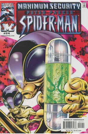 Peter Parker: Spider-Man 24 published by Marvel with cover art by Mark Buckingham
