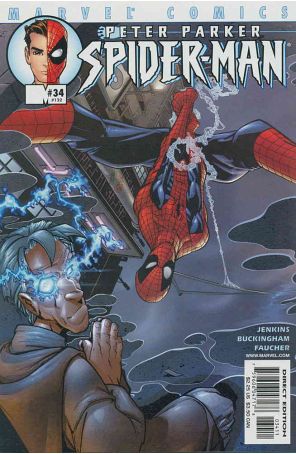 Peter Parker: Spider-Man 34 published by Marvel with cover art by Humberto Ramos