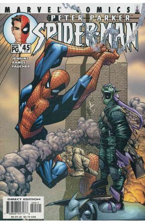 Peter Parker: Spider-Man 45 published by Marvel with cover art by Humberto Ramos