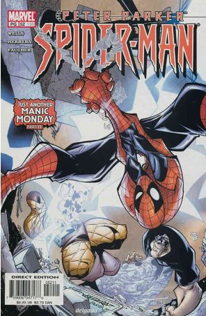 Peter Parker: Spider-Man 52 published by Marvel with cover art by Francisco Herrera