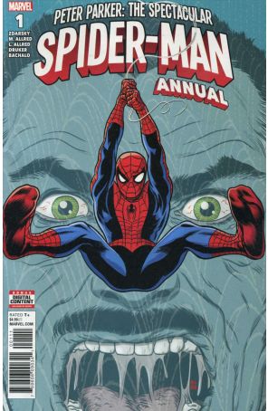Peter Parker: The Spectacular Spider-Man Annual 1 published by Marvel with cover art by Mike Allred