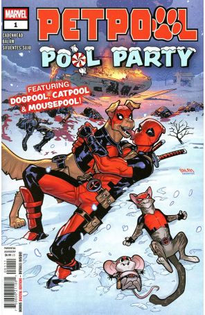 Petpool Pool Party 1 published by Marvel with cover art by Enid Balám