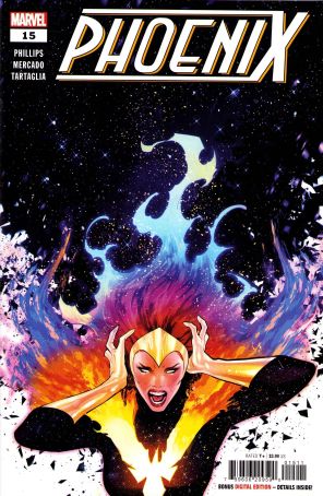 Phoenix (Marvel) 15 published by Marvel with cover art by Lucas Werneck