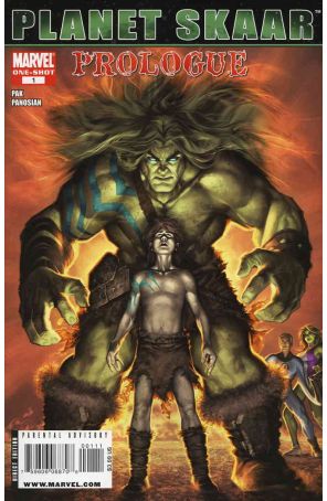 Planet Skaar Prologue 1 published by Marvel with cover art by Alex Garner