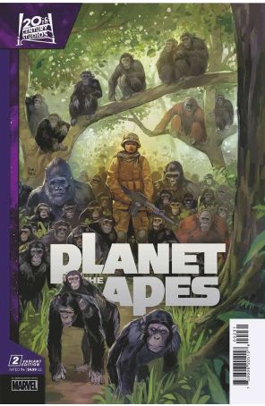 Planet of the Apes (6th Series) 2B published by Marvel with cover art by Rod Reis