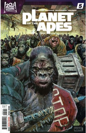 Planet of the Apes (6th Series) 5 published by Marvel with cover art by Joshua Cassara
