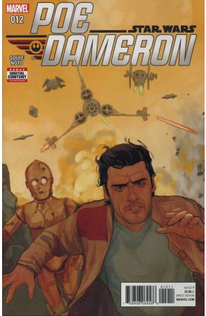 Poe Dameron 12 published by Marvel with cover art by Phil Noto