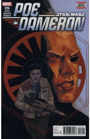 Poe Dameron 16 published by Marvel with cover art by Phil Noto