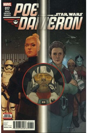 Poe Dameron 17 published by Marvel with cover art by Phil Noto