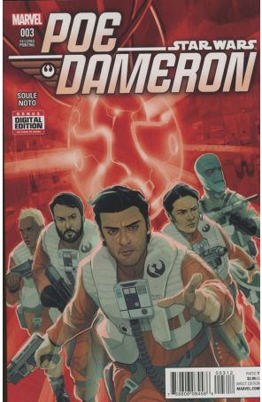 Poe Dameron 3 (2nd) published by Marvel with cover art by Phil Noto